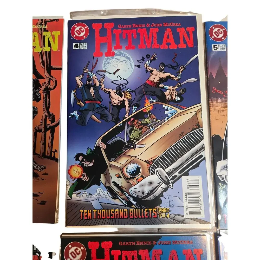 Hitman 3-10 DC Comics Lot Garth Ennis John McCrea 10 Thousand Bullets Local Hero